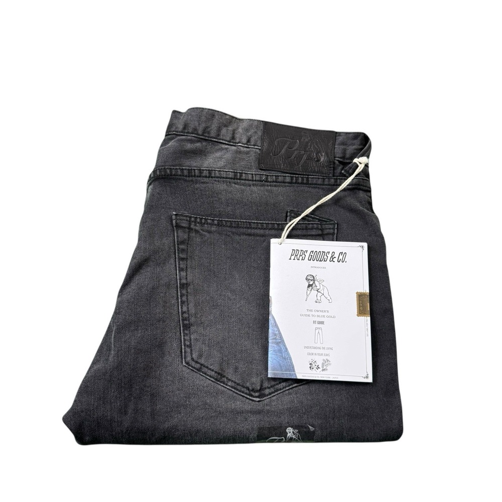 PRPS Windsor Tapered Skinny Stretch Black Jeans Mens 40x34 NWT